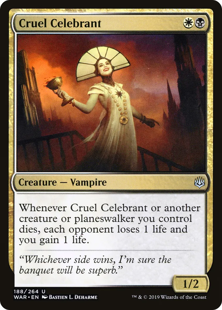 Cruel Celebrant — War of the Spark — Magic: The Gathering