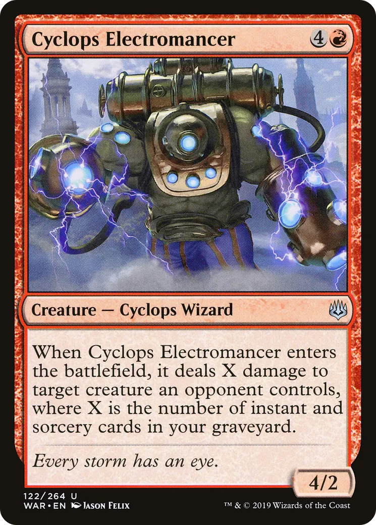 Cyclops Electromancer — War of the Spark — Magic: The Gathering