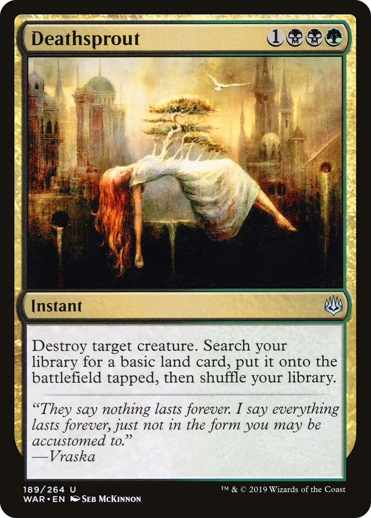 Bourgeonnement de mort — War of the Spark — Magic: The Gathering