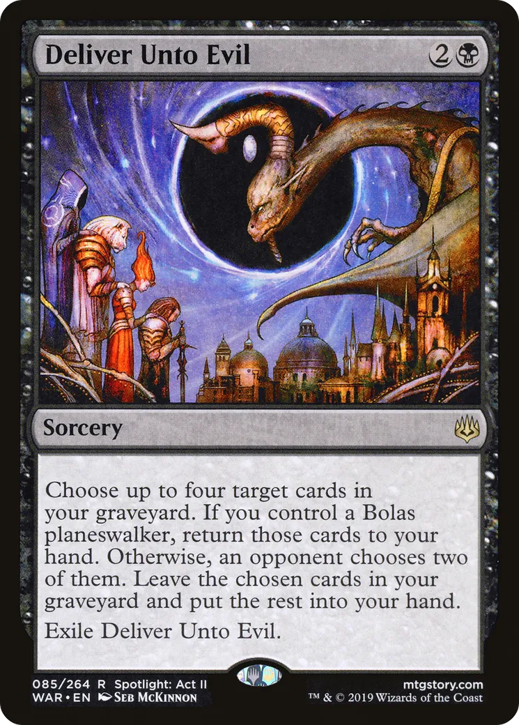Deliver Unto Evil — War of the Spark — Magic: The Gathering