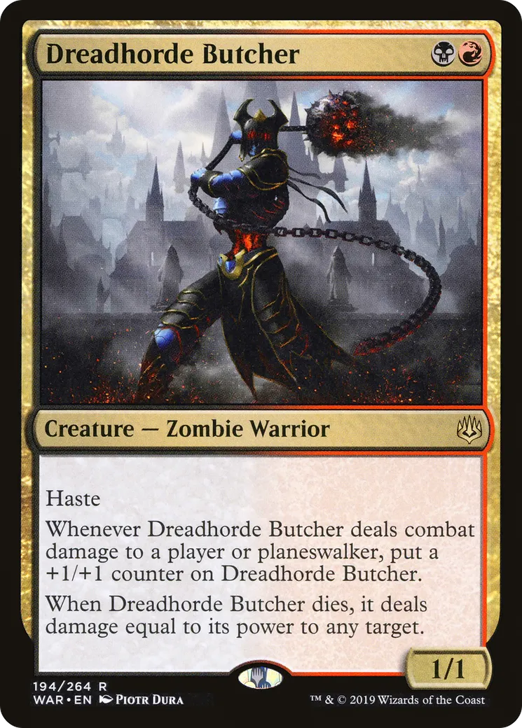 Dreadhorde Butcher from War of the Spark - Magic: The Gathering