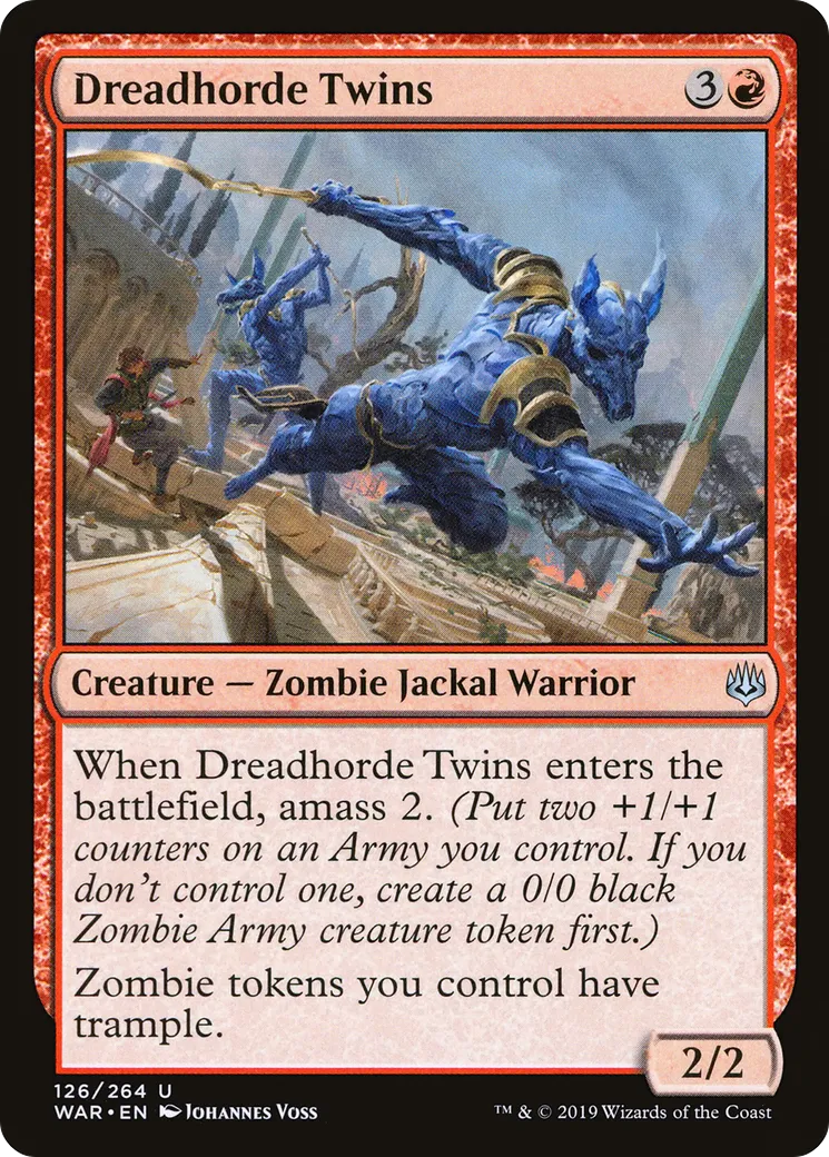 Jumeaux de la Horde de l'effroi — War of the Spark — Magic: The Gathering