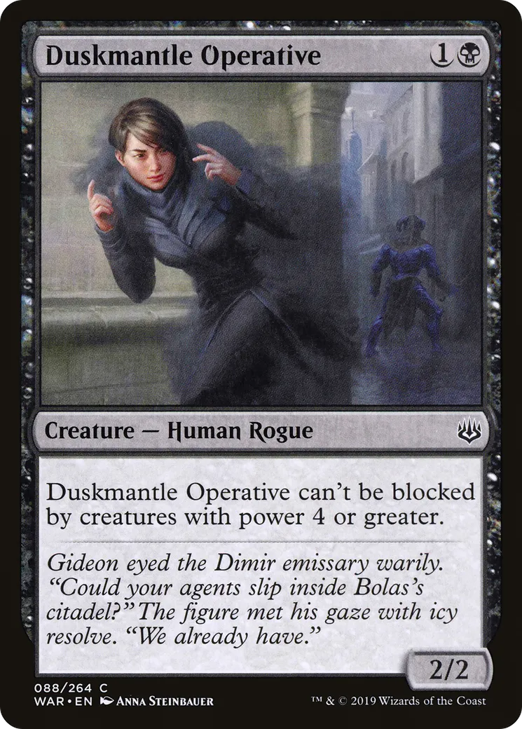 Duskmantle Operative — War of the Spark — Magic: The Gathering