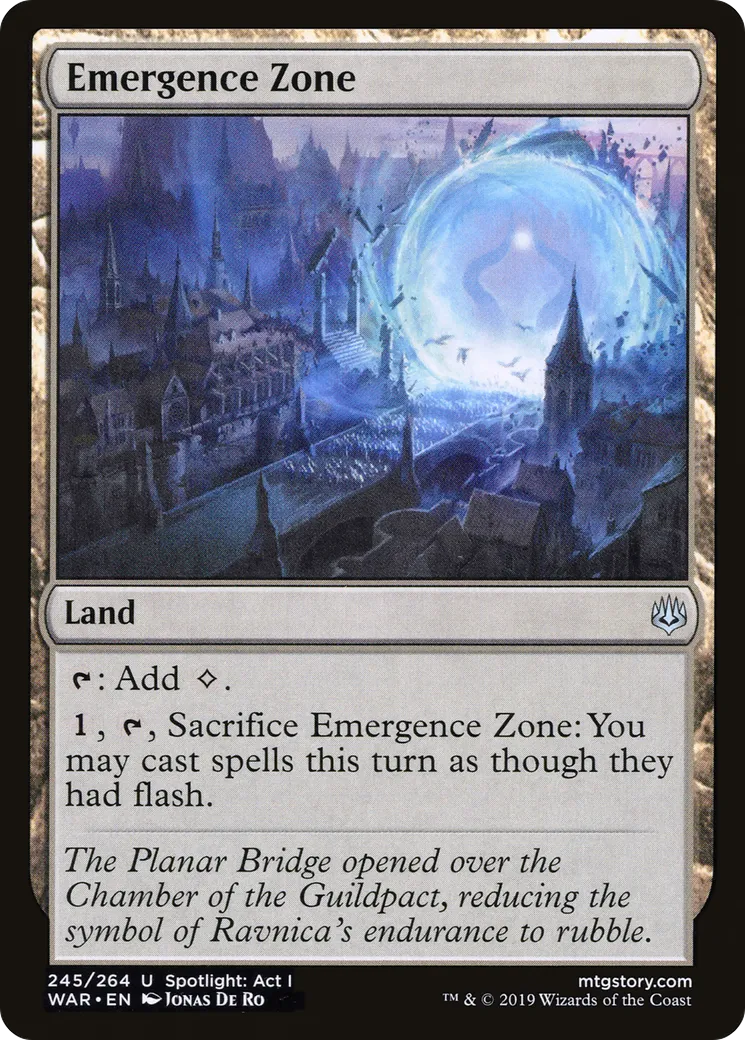 Emergence Zone — War of the Spark — Magic: The Gathering