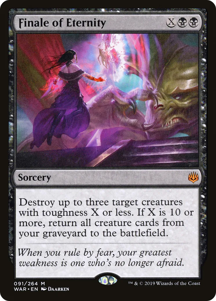 Summum de l'éternité — War of the Spark — Magic: The Gathering