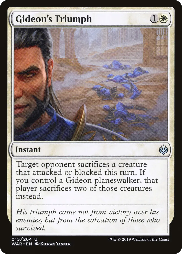 Triomphe de Gideon — War of the Spark — Magic: The Gathering
