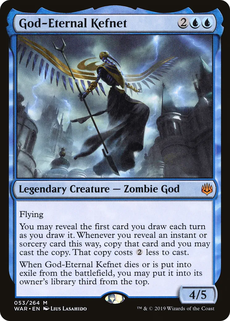 God-Eternal Kefnet — War of the Spark — Magic: The Gathering