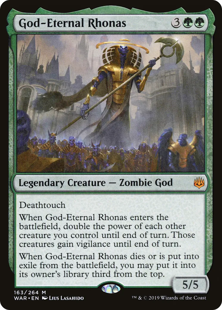 God-Eternal Rhonas — War of the Spark — Magic: The Gathering
