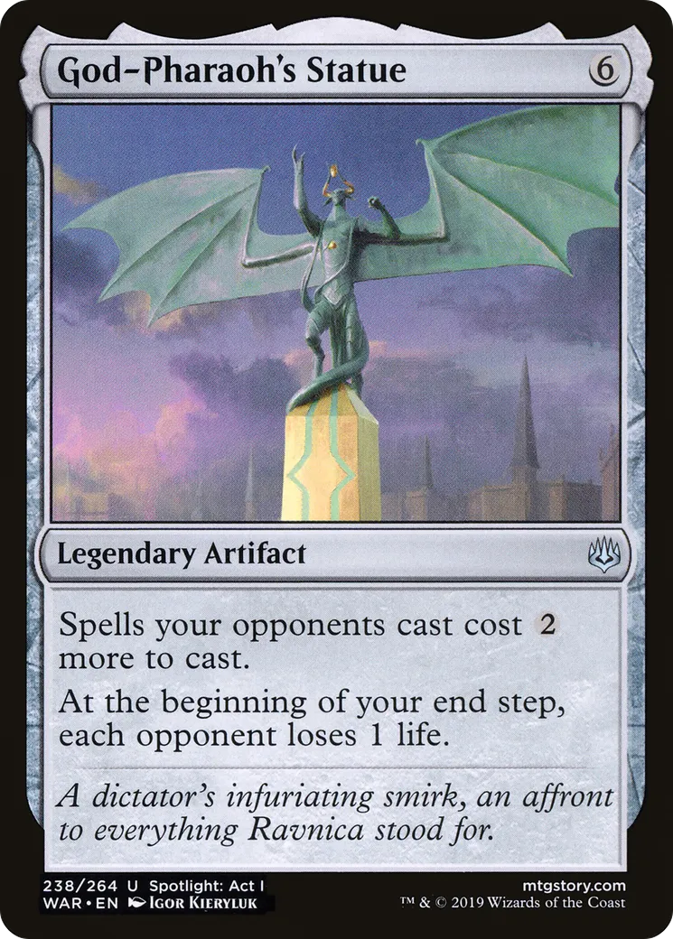 Statue du Dieu-Pharaon — War of the Spark — Magic: The Gathering