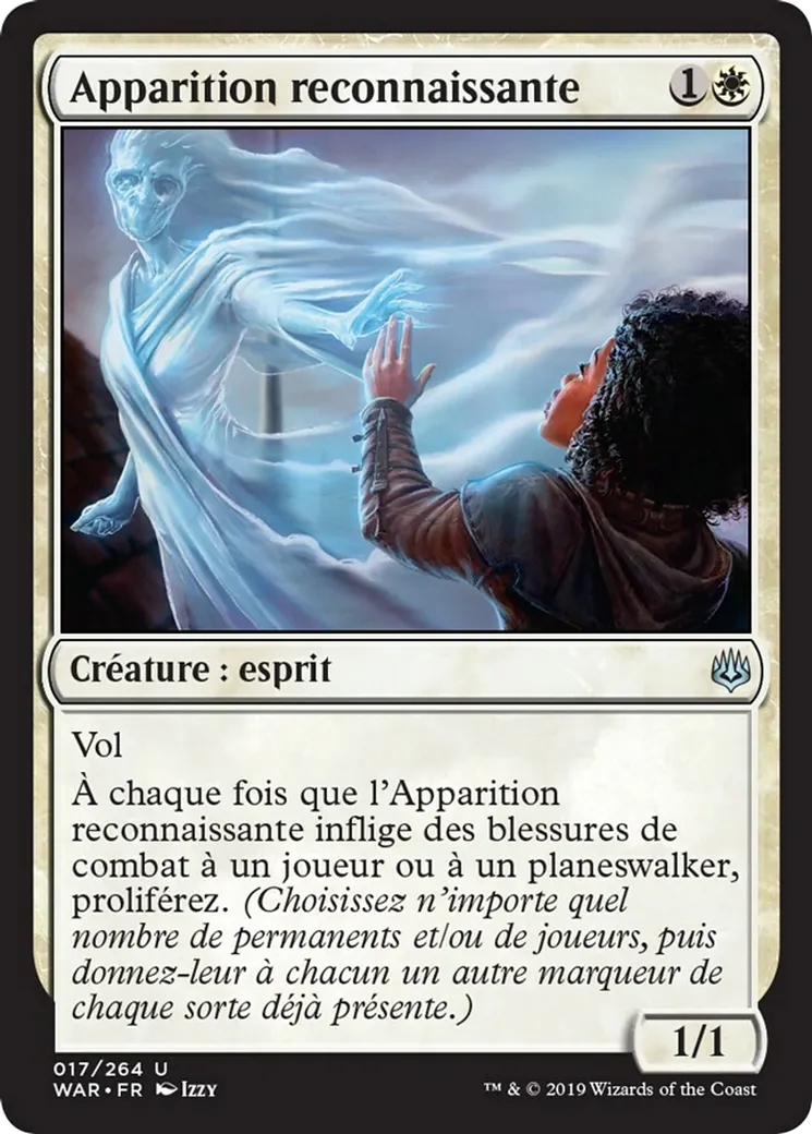 Apparition reconnaissante — War of the Spark — Magic: The Gathering