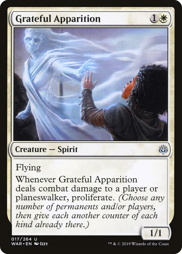 Grateful Apparition — War of the Spark — Magic: The Gathering