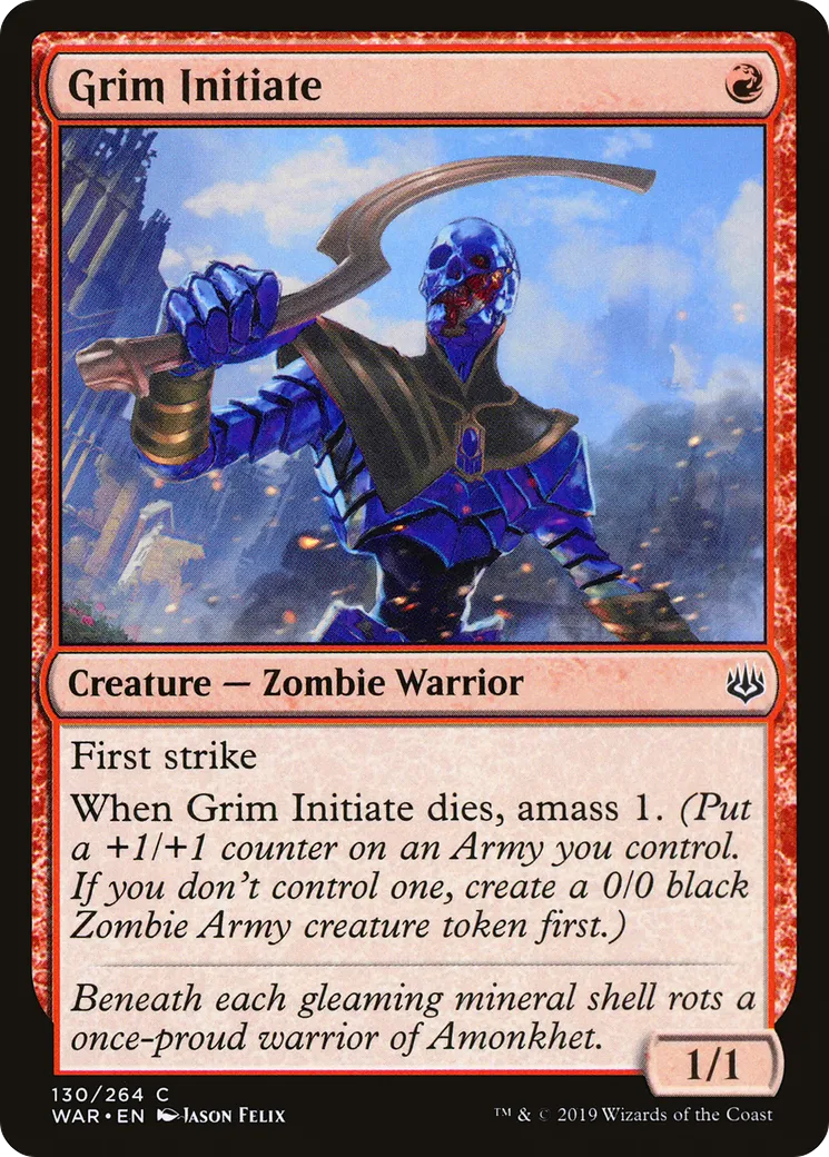 Grim Initiate — War of the Spark — Magic: The Gathering