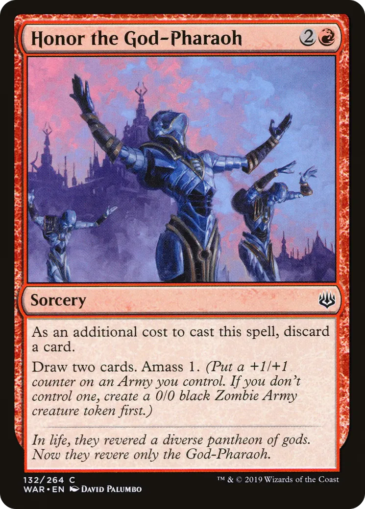 Honor the God-Pharaoh — War of the Spark — Magic: The Gathering