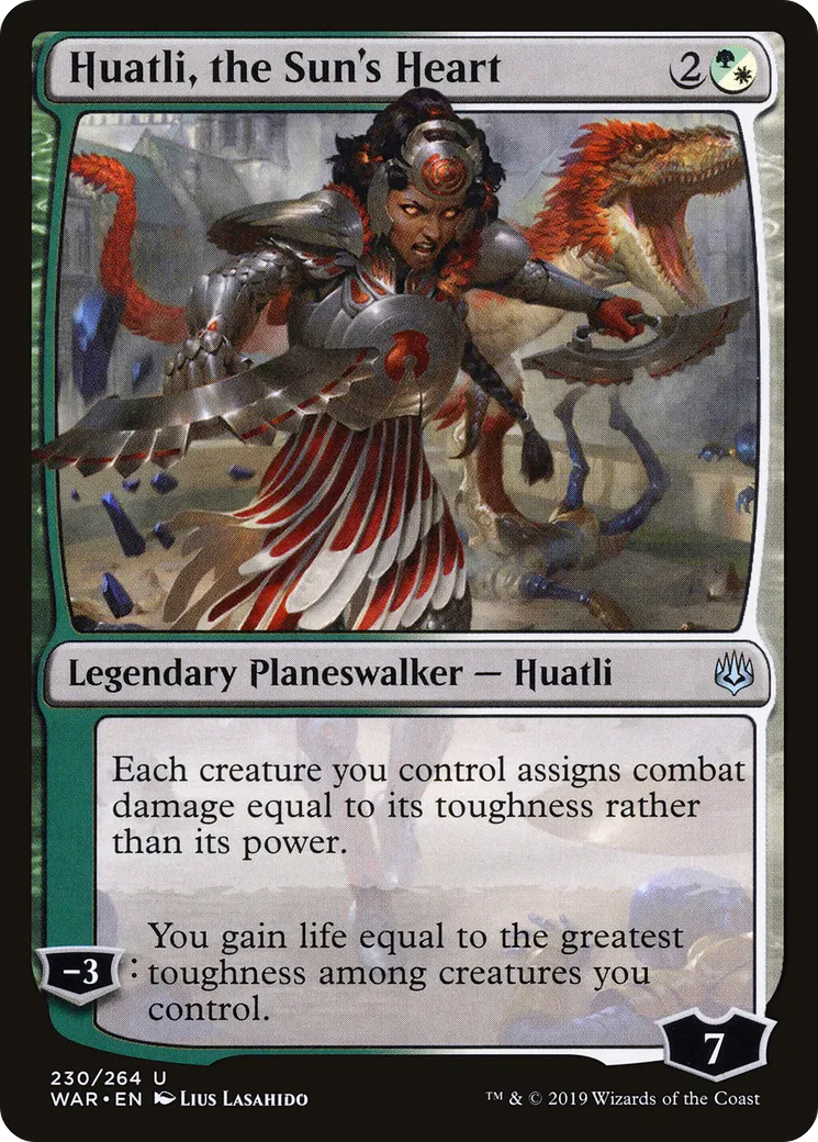 Huatli, the Sun's Heart — War of the Spark — Magic: The Gathering