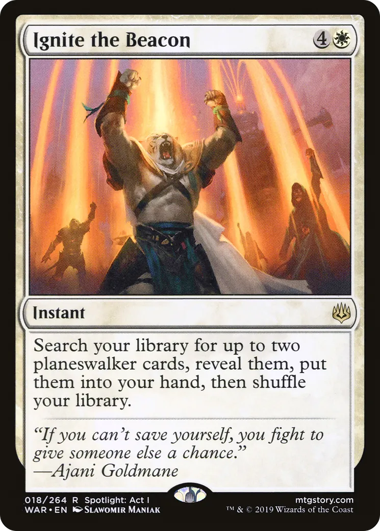 Ignite the Beacon — War of the Spark — Magic: The Gathering