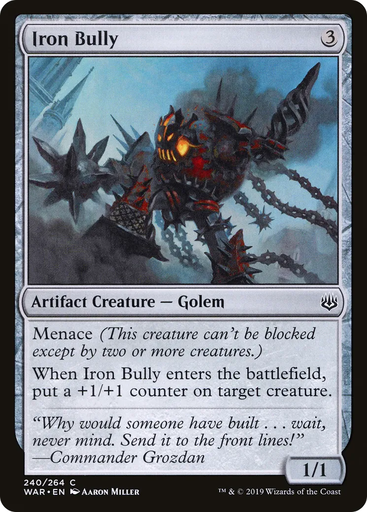 Iron Bully — War of the Spark — Magic: The Gathering