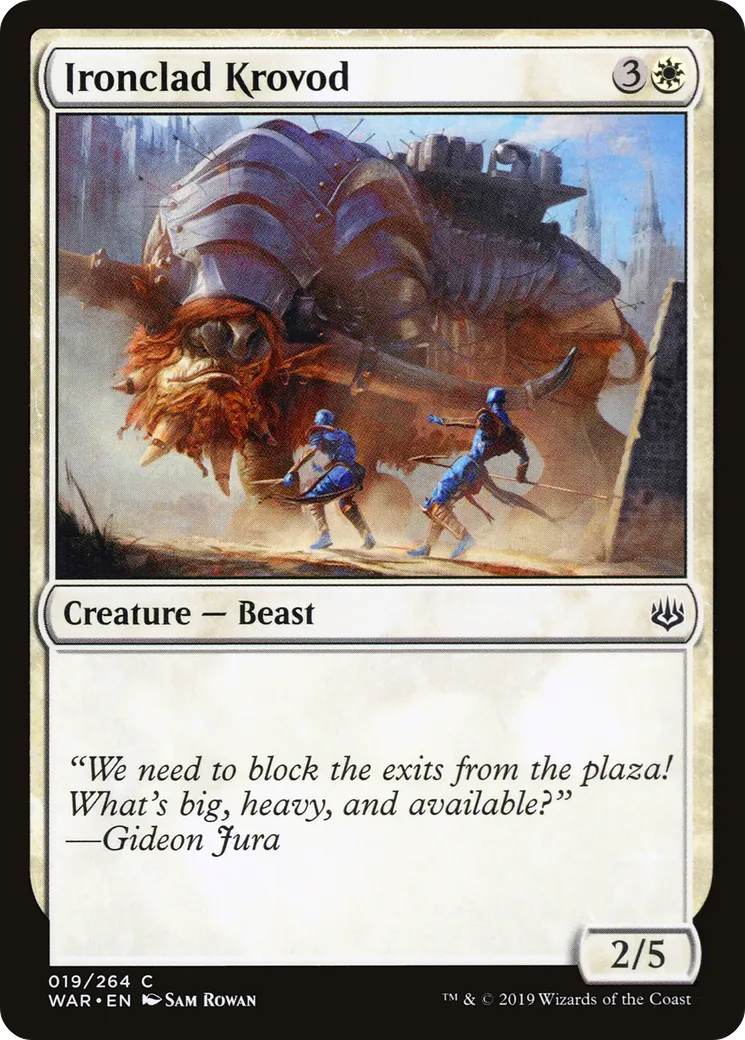 Krovod cuirassé — War of the Spark — Magic: The Gathering