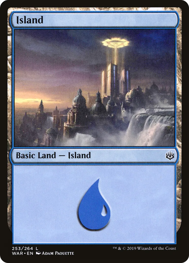 Island — War of the Spark — Magic: The Gathering