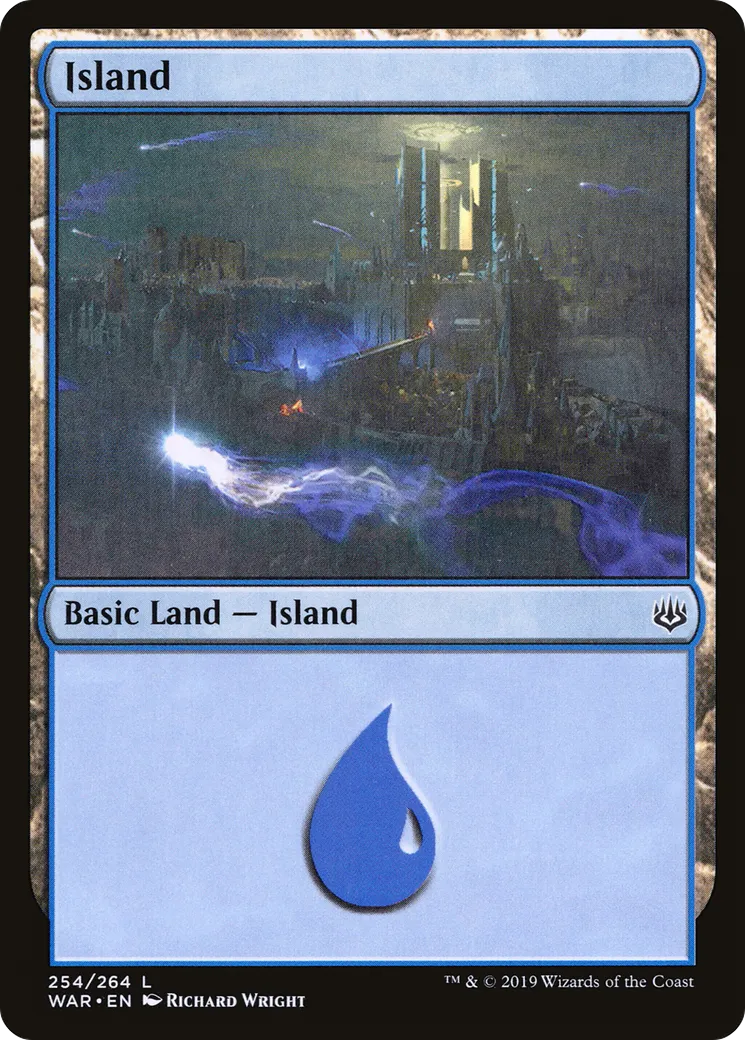 Island — War of the Spark — Magic: The Gathering