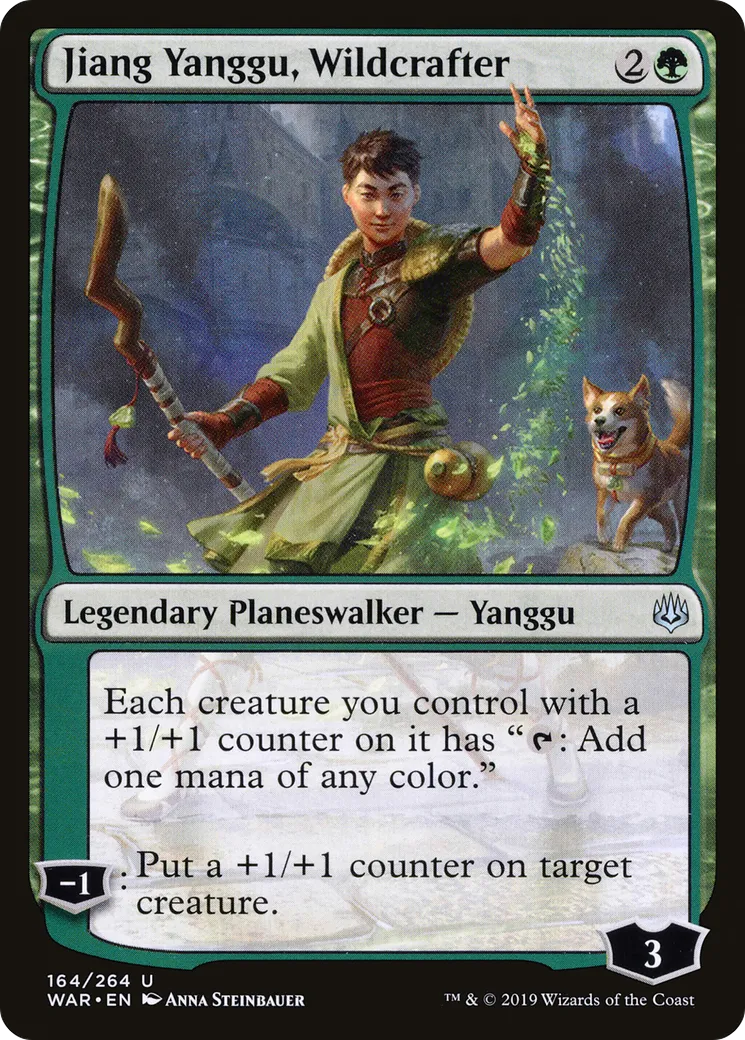 Jiang Yanggu, Wildcrafter — War of the Spark — Magic: The Gathering