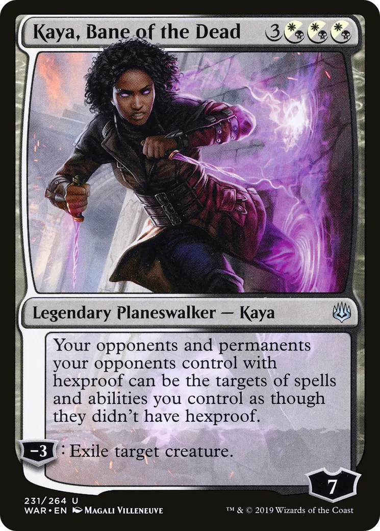 Kaya, fléau des morts — War of the Spark — Magic: The Gathering