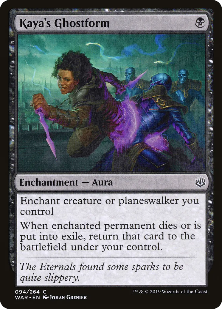 Kaya's Ghostform — War of the Spark — Magic: The Gathering