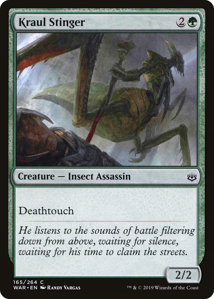 Kraul Stinger — War of the Spark — Magic: The Gathering