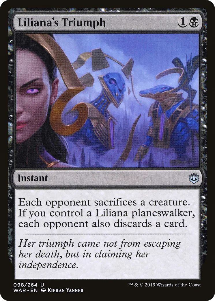 Triomphe de Liliana — War of the Spark — Magic: The Gathering