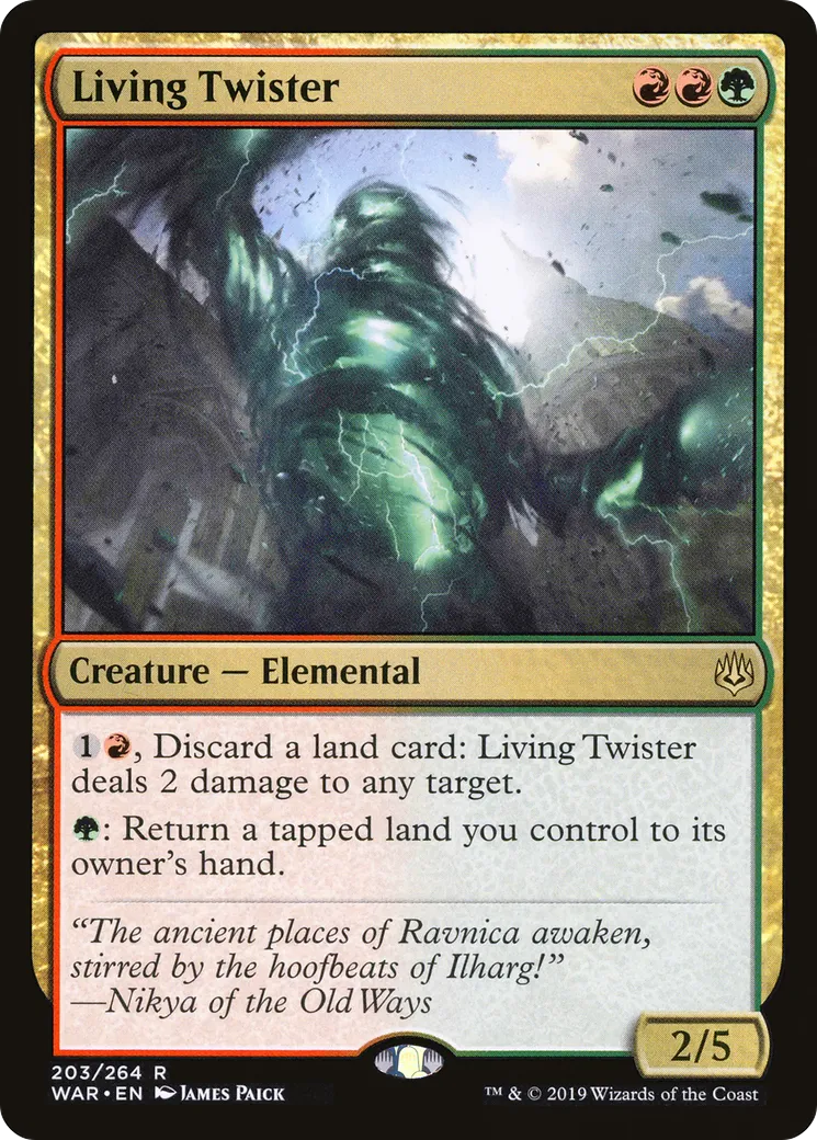 Living Twister — War of the Spark — Magic: The Gathering