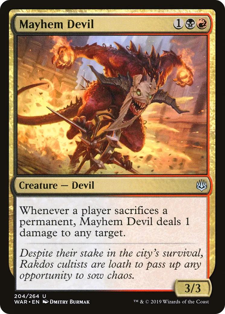 Diable du carnage — War of the Spark — Magic: The Gathering
