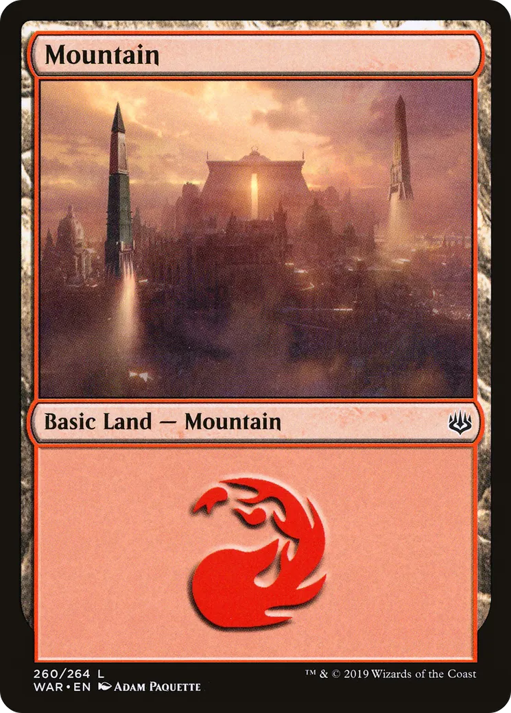 Mountain — War of the Spark — Magic: The Gathering