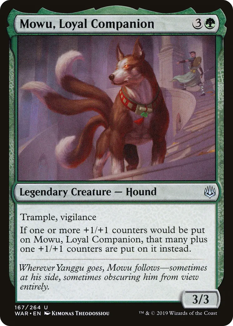 Mowu, Loyal Companion — War of the Spark — Magic: The Gathering