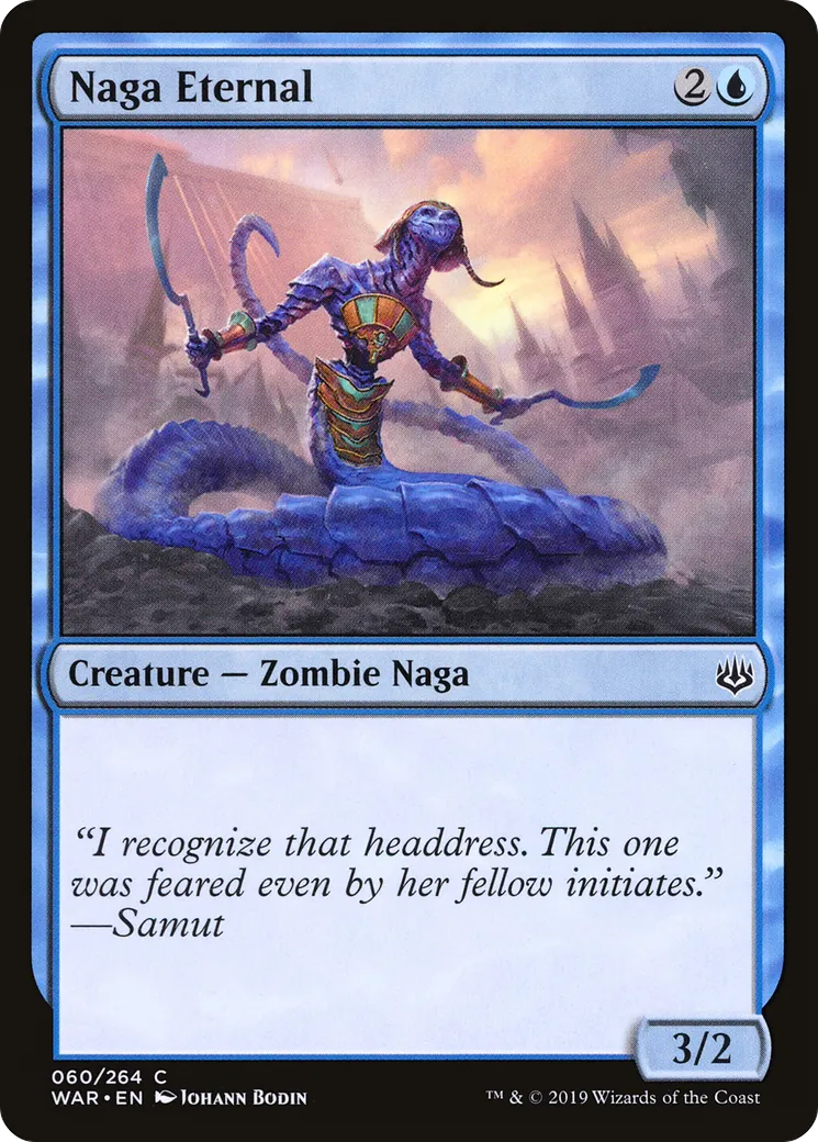 Éternelle naga — War of the Spark — Magic: The Gathering