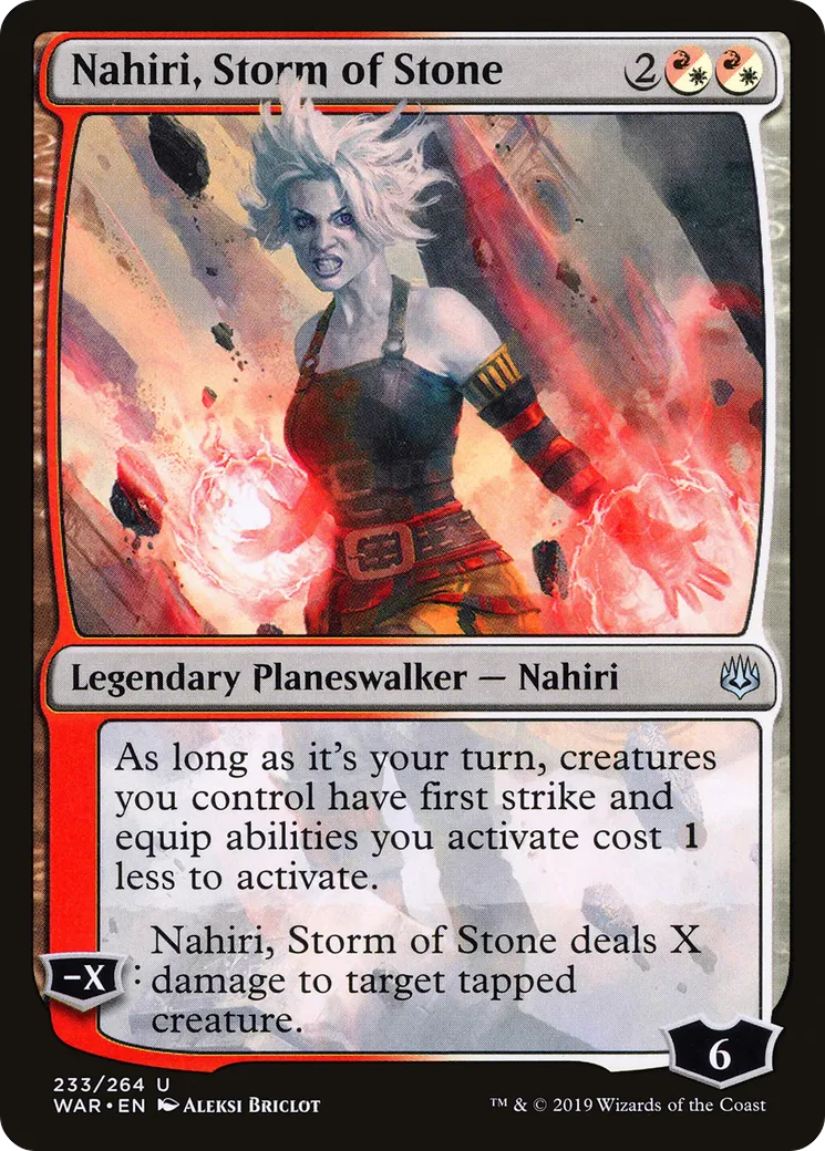 Nahiri, Storm of Stone — War of the Spark — Magic: The Gathering