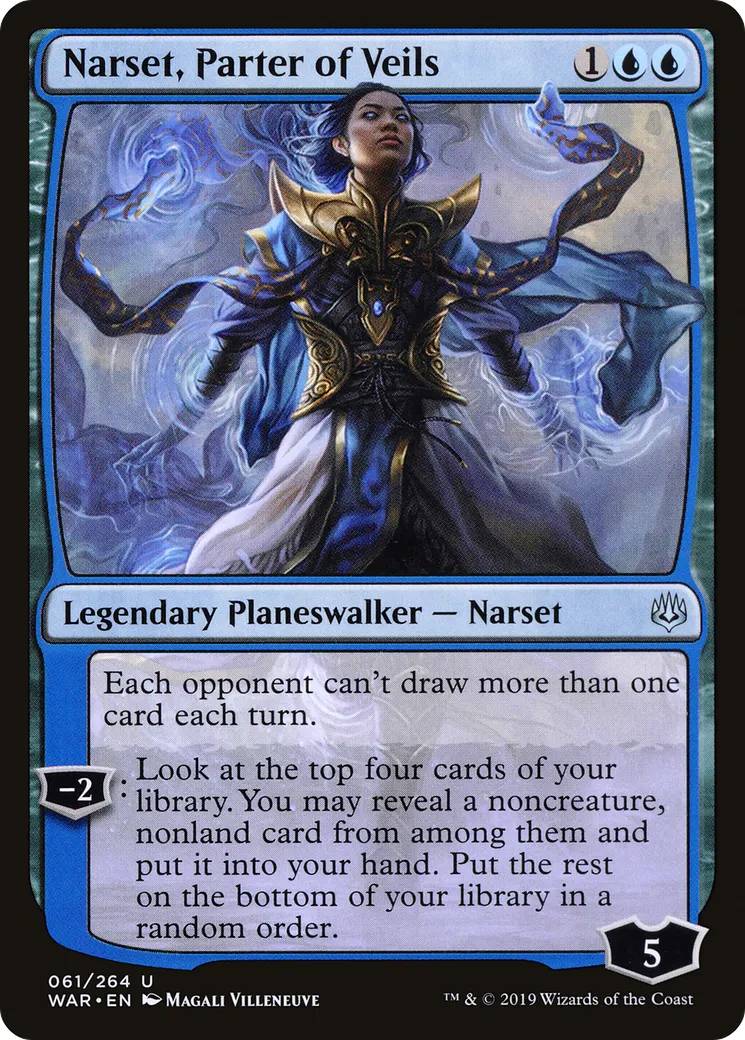 Narset, Parter of Veils — War of the Spark — Magic: The Gathering