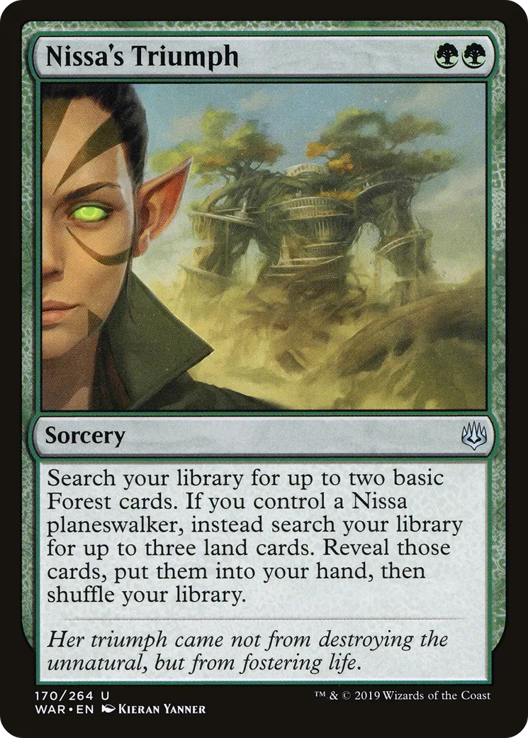 Nissa's Triumph — War of the Spark — Magic: The Gathering
