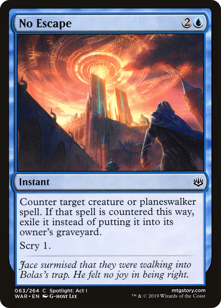 No Escape — War of the Spark — Magic: The Gathering