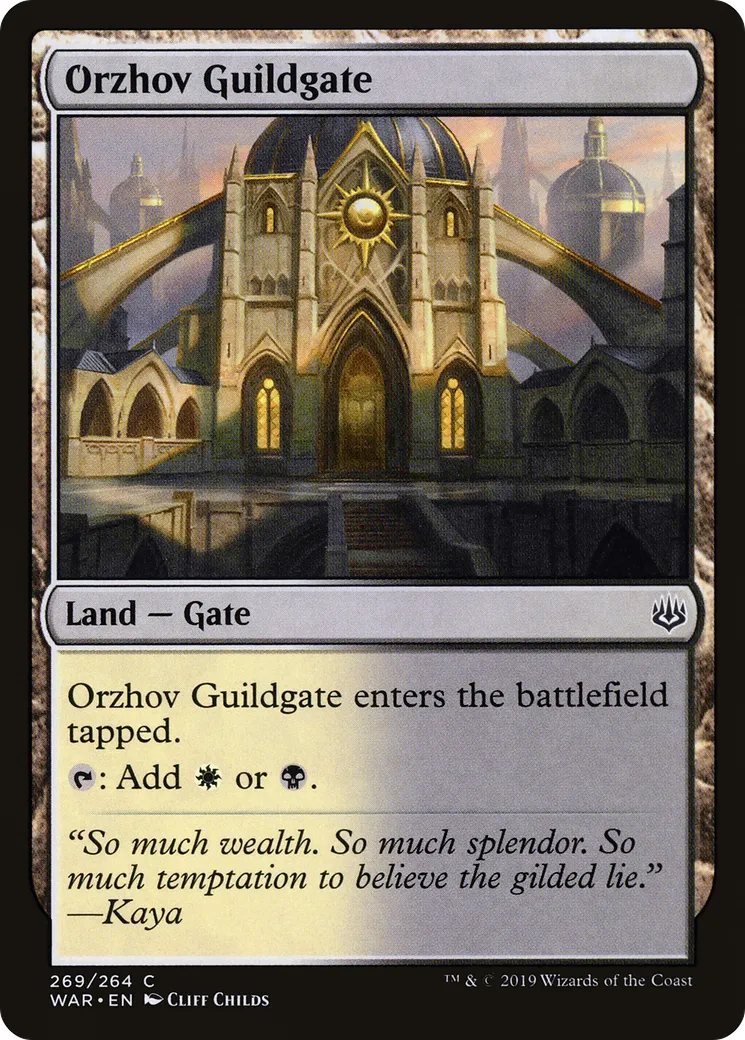 Orzhov Guildgate — War of the Spark — Magic: The Gathering
