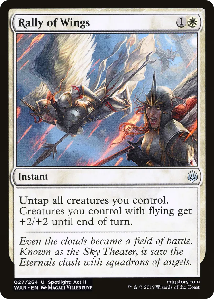 Ralliement d'ailes — War of the Spark — Magic: The Gathering