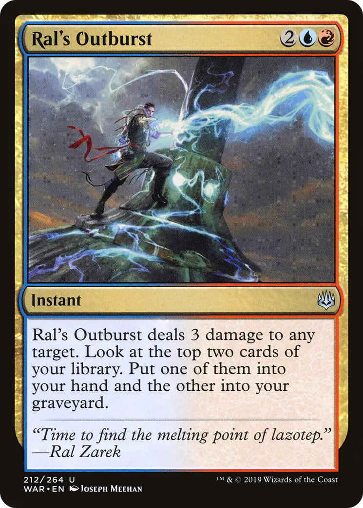 Ral's Outburst — War of the Spark — Magic: The Gathering