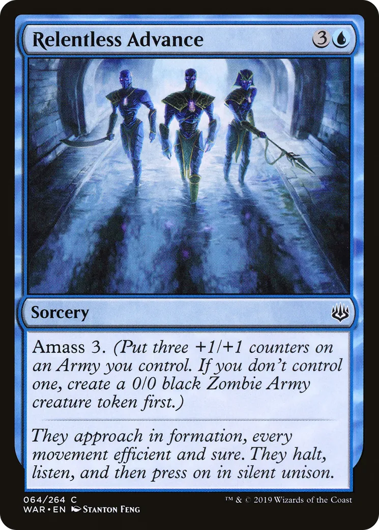 Avancée implacable — War of the Spark — Magic: The Gathering
