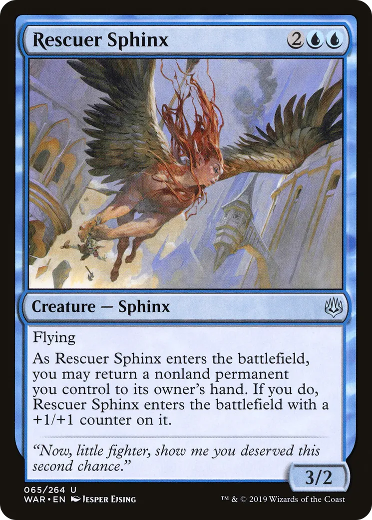 Sphinge de sauvetage — War of the Spark — Magic: The Gathering