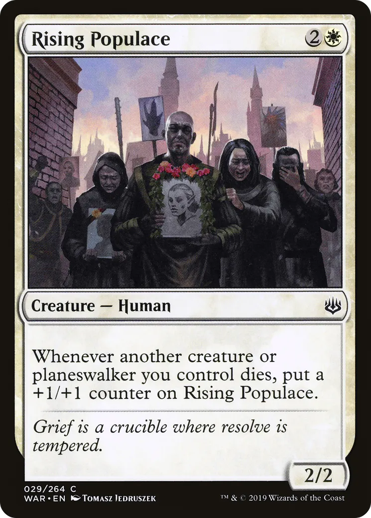 Rising Populace — War of the Spark — Magic: The Gathering