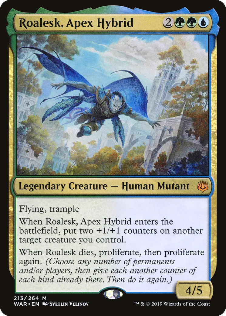 Roalesk, Apex Hybrid — War of the Spark — Magic: The Gathering