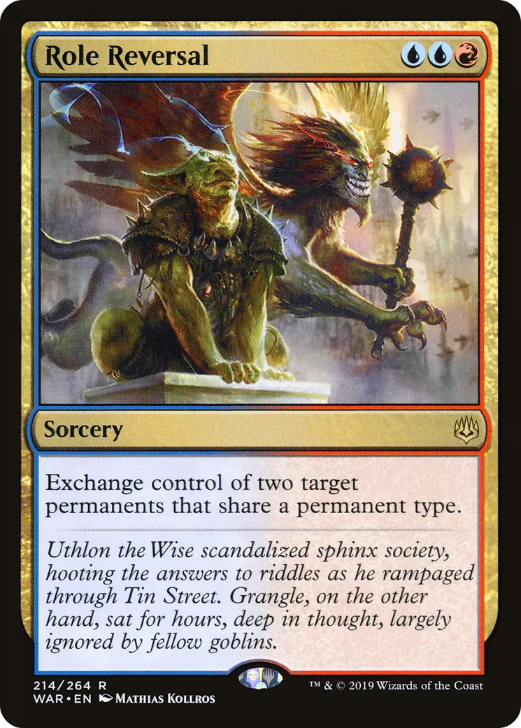 Inversion des rôles — War of the Spark — Magic: The Gathering