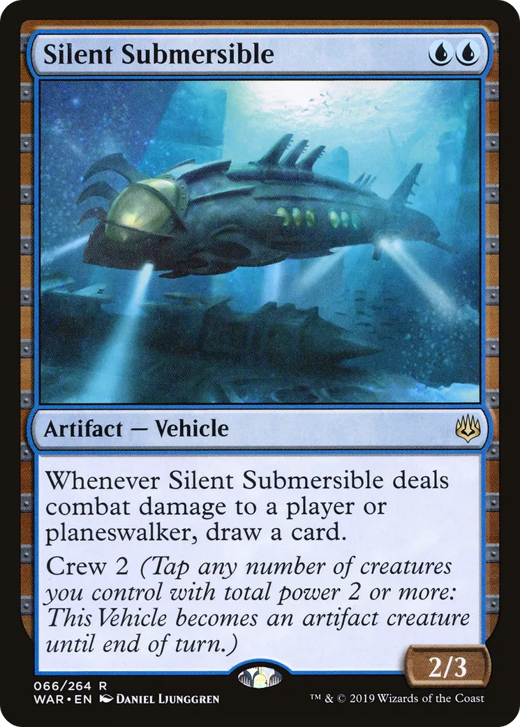 Submersible silencieux — War of the Spark — Magic: The Gathering