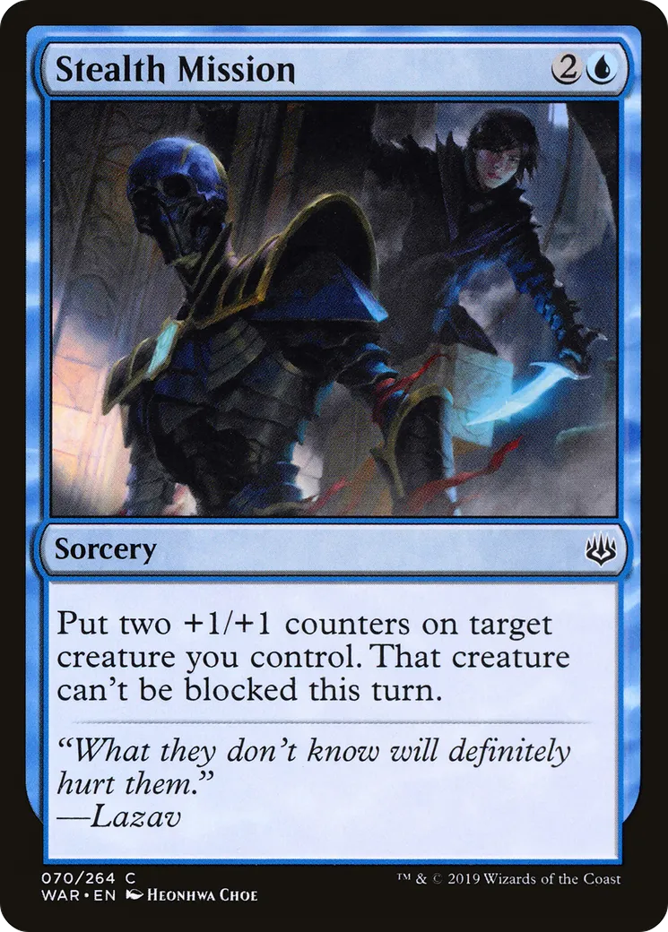 Mission furtive — War of the Spark — Magic: The Gathering