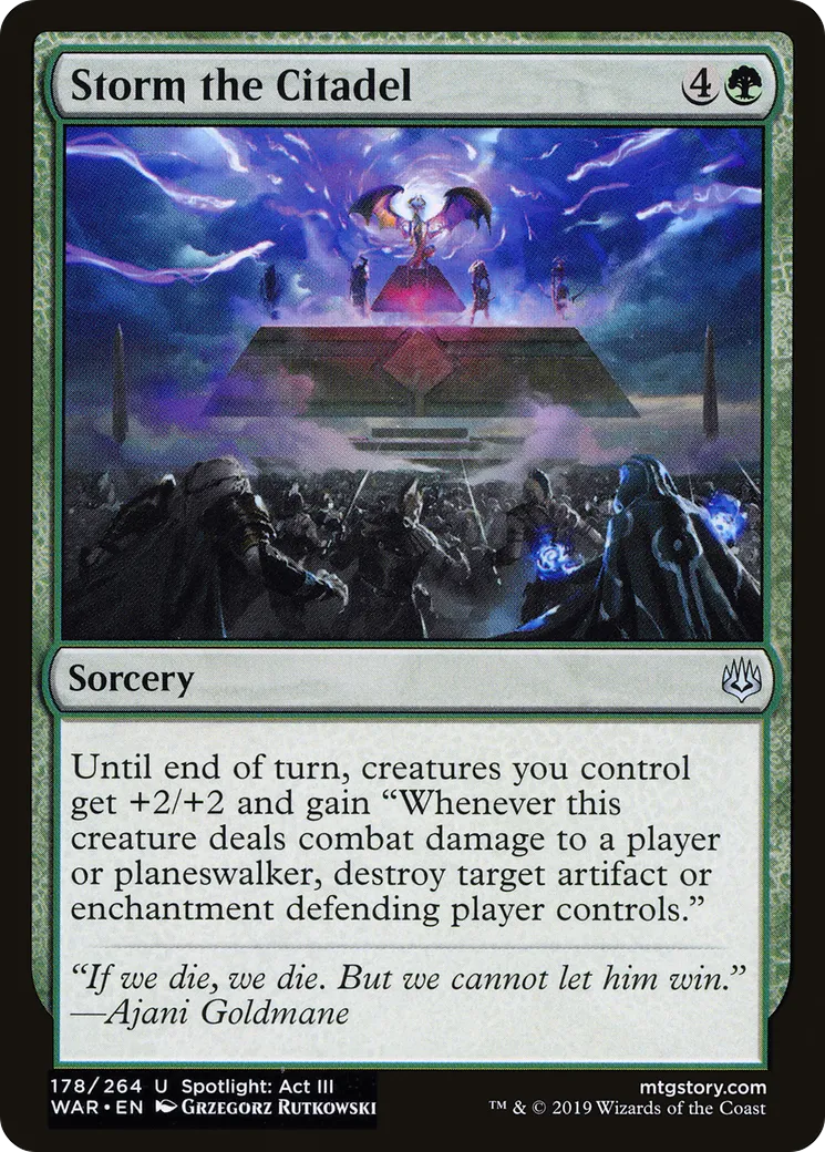 Storm the Citadel — War of the Spark — Magic: The Gathering