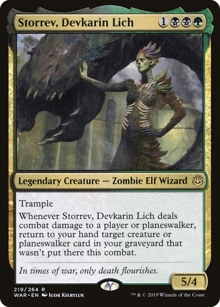Storrev, liche des Devkarin — War of the Spark — Magic: The Gathering