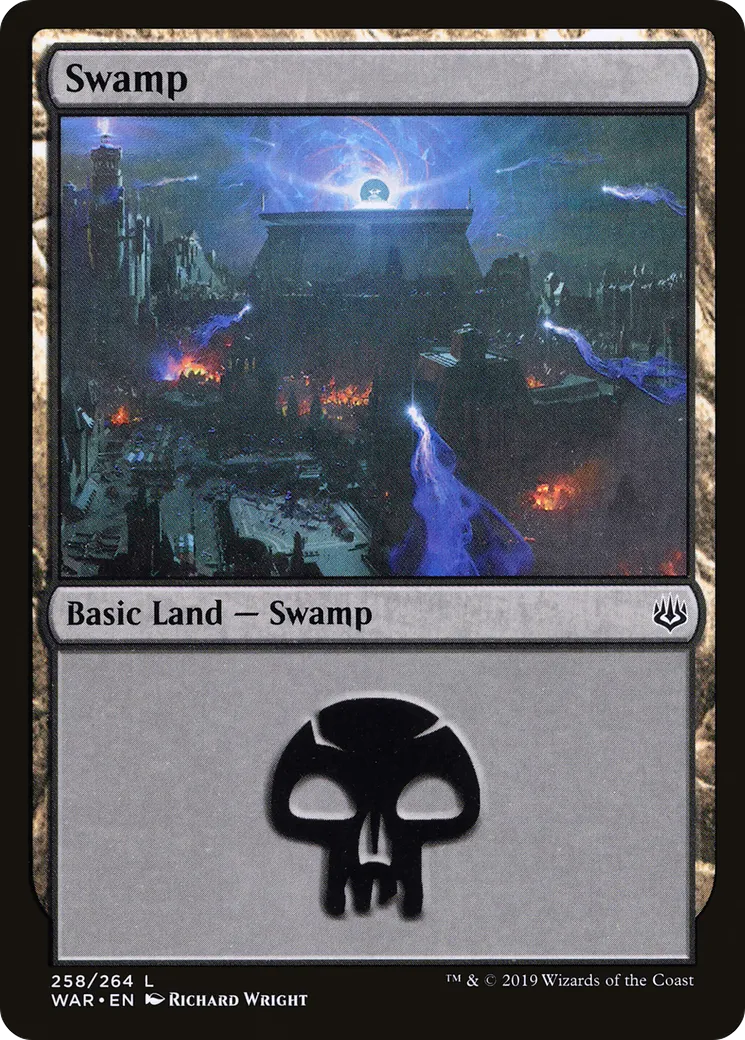 Swamp — War of the Spark — Magic: The Gathering